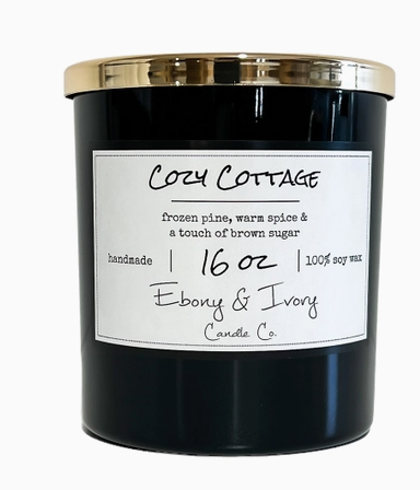Ebony & Ivory Luxury Candle Collection
