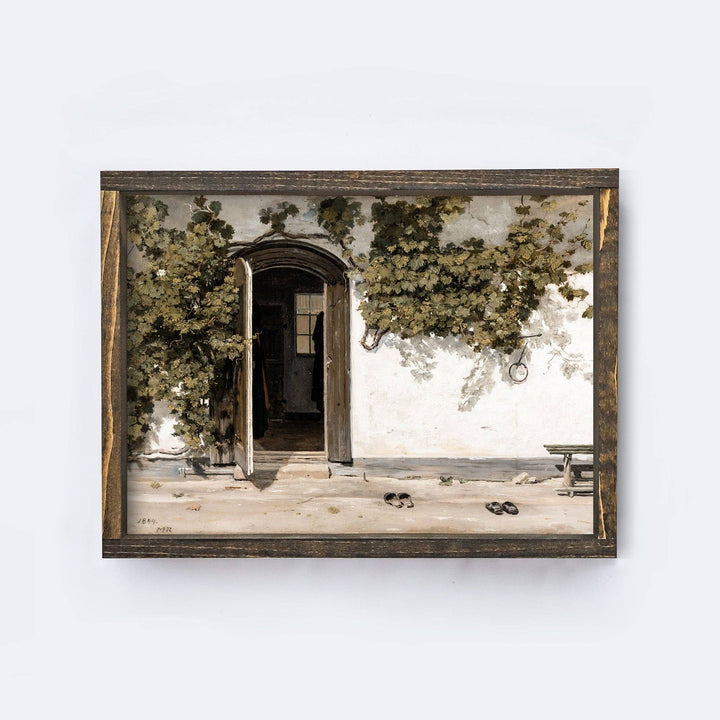 Vintage Print Framed - European Inn