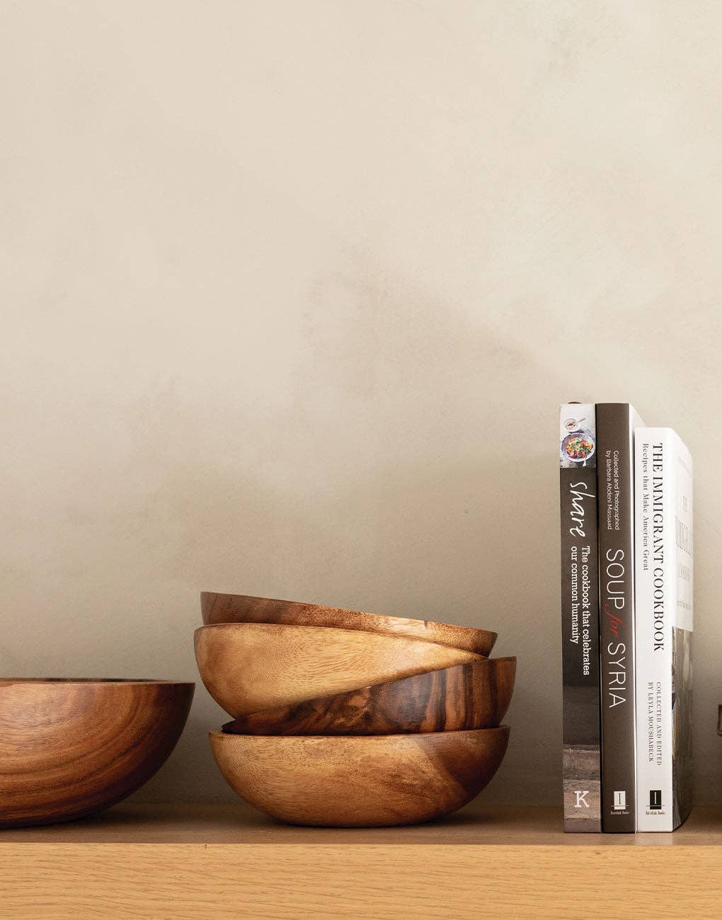 Acacia Wood Salad Bowl