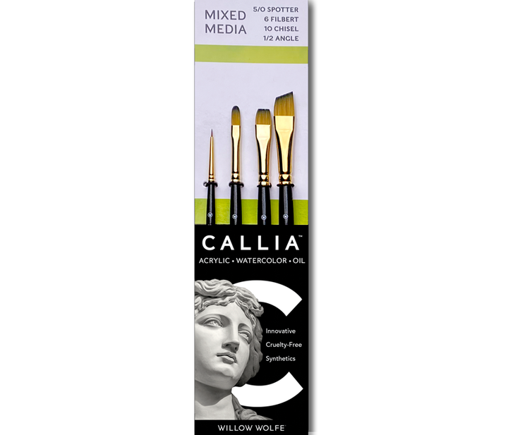 Mixed Media Brush Set, Green