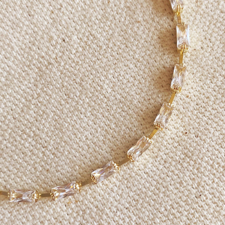 Penelope Twisted Tennis Bracelet, 18K Gold
