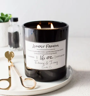Ebony & Ivory Luxury Candle Collection