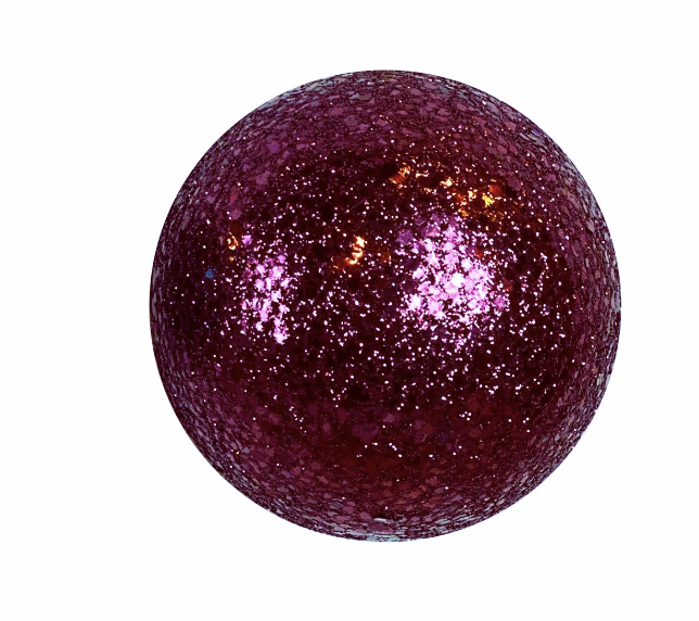Festive Glitter Ornament, 5in