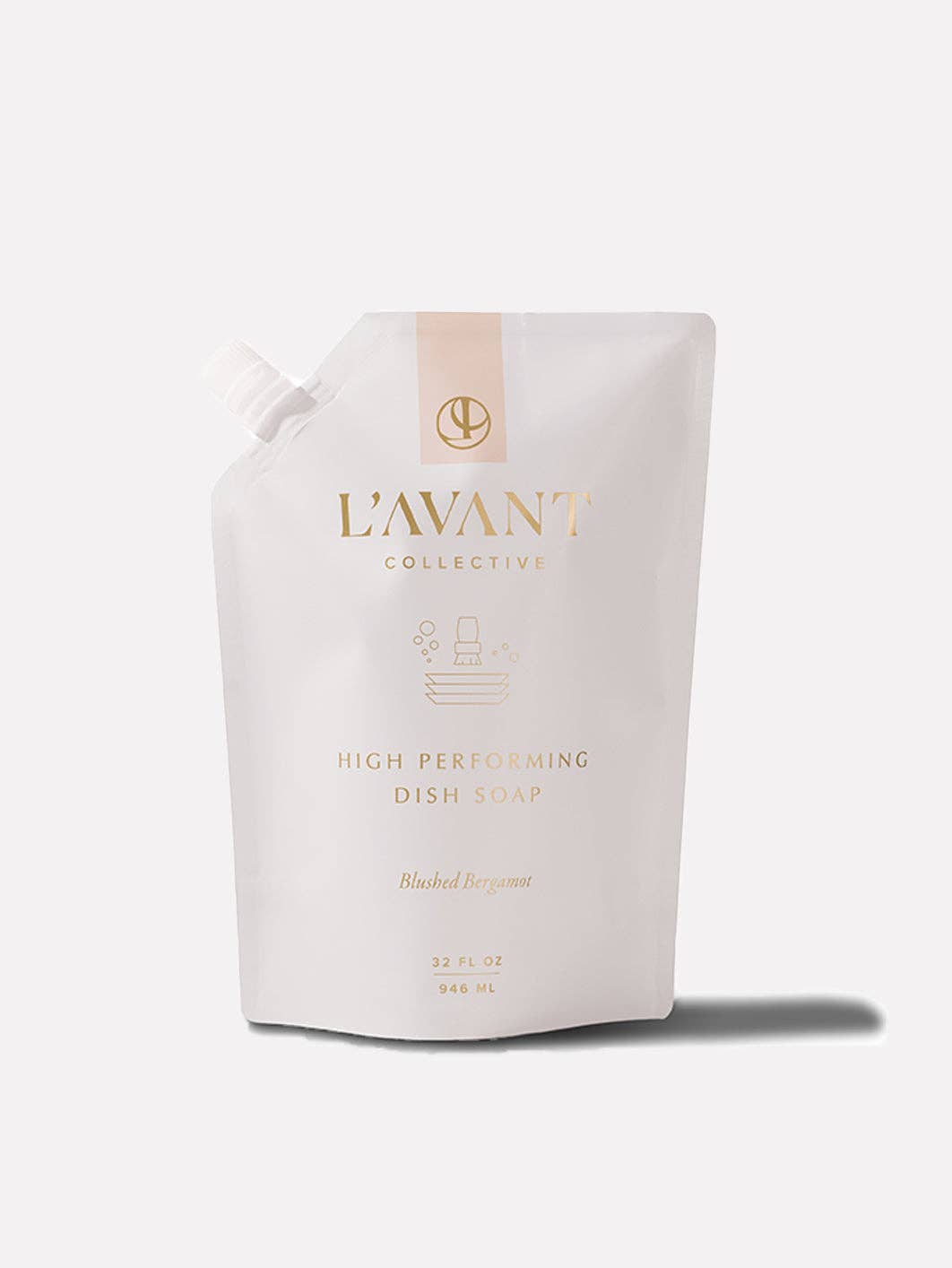 L'AVANT High Performing Dish Soap Refill, Blushed Bergamot 32oz