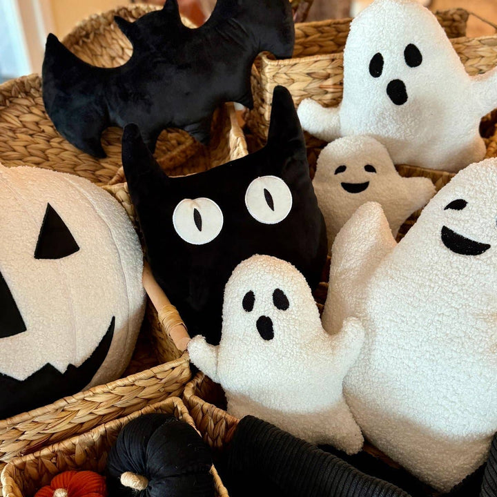 Sherpa Halloween Ghost Pillow