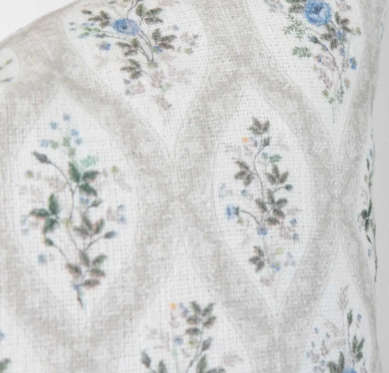 Magnolia Lumbar Pillow, Blue