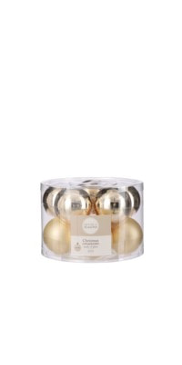 Glass Ornaments, Set of 10