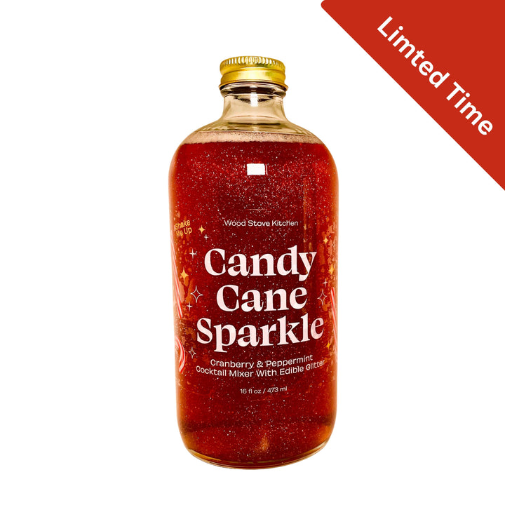 Glitter Candy Cane Sparkle Drink Mixer, 16 fl oz