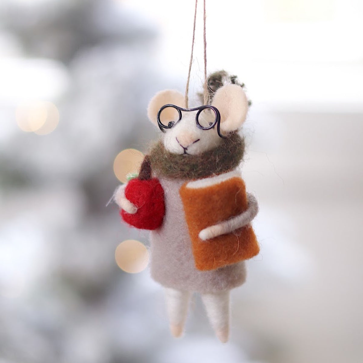 Teacher Mouse Ornament