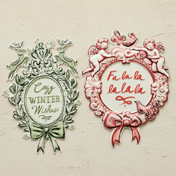 Embossed Metal Wall Decor