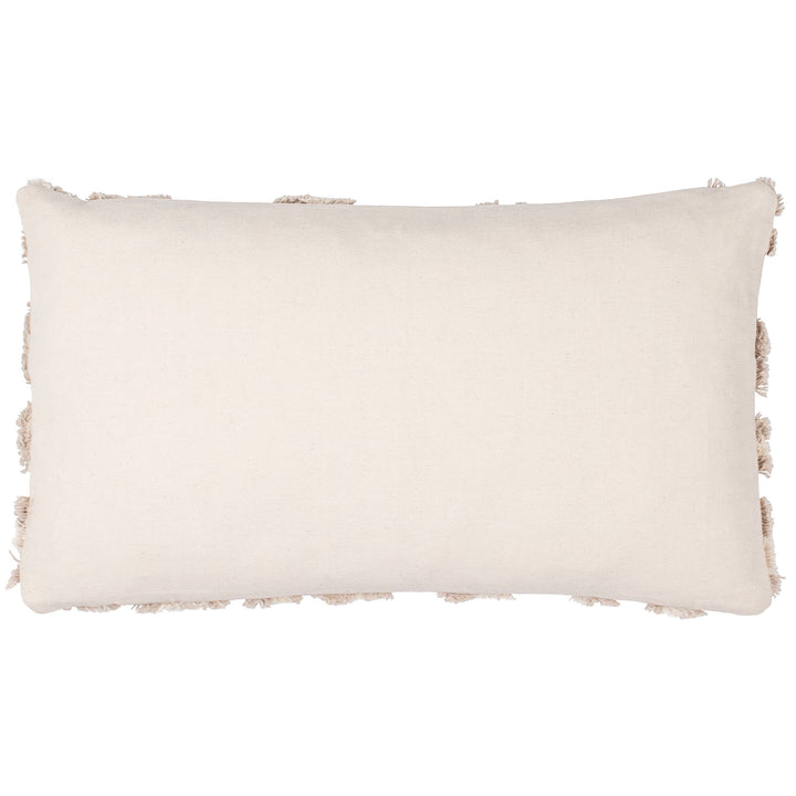 Maeve Tufted Leopard Print Cushion, Natural