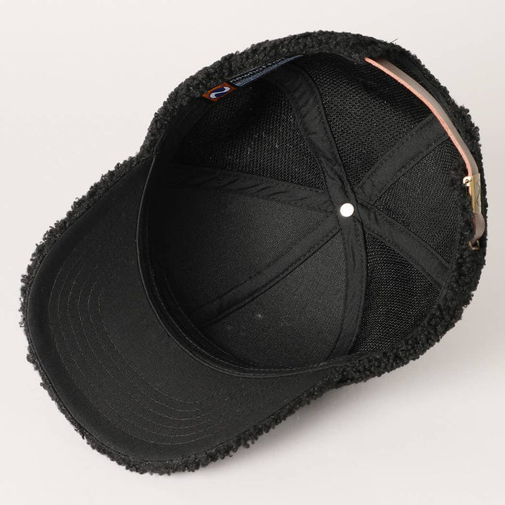 Solid Colored Faux Sherpa Baseball Cap