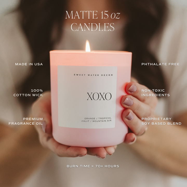 XOXO Soy Candle, Island Air, 15 oz