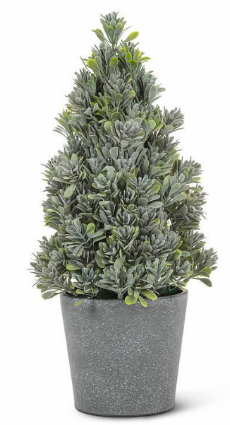 Frosted Fir Potted Faux Tree