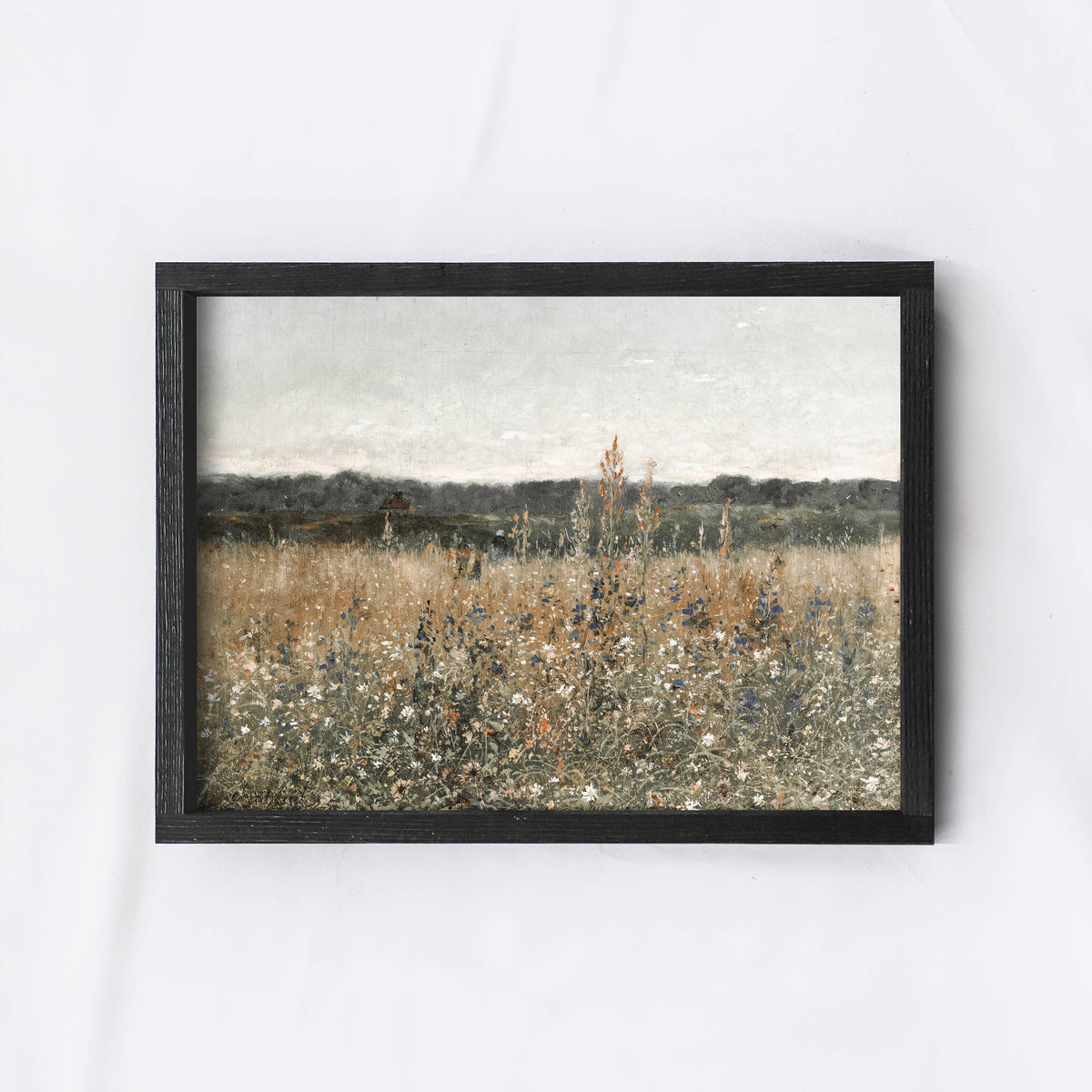 Vintage Print Framed - Wildflowers