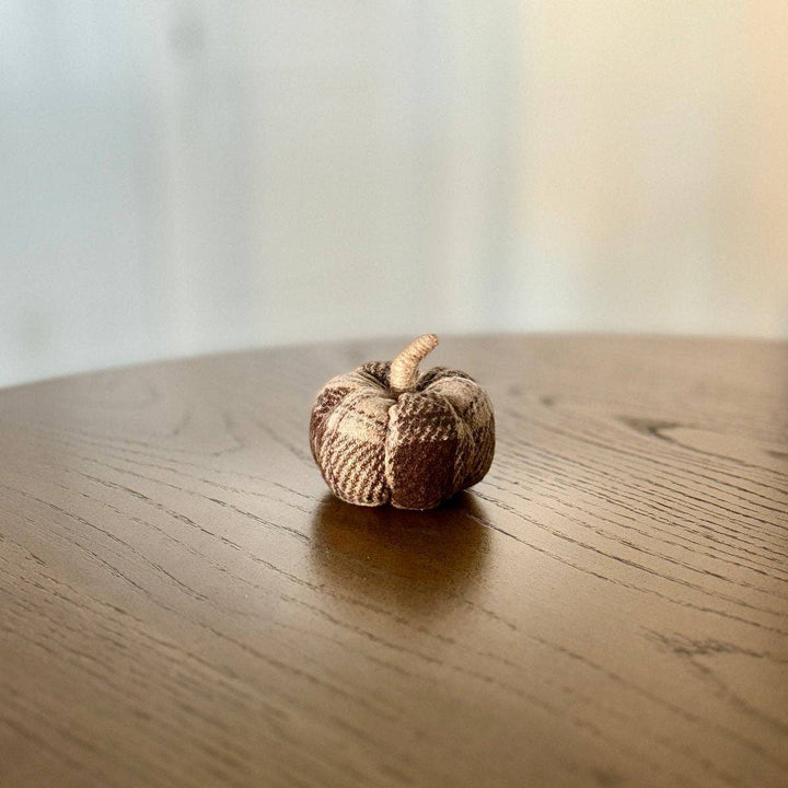 Small Montana Plaid Pumpkin