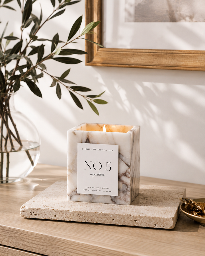 Calacatta Viola Vessel Candle