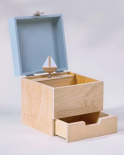 Wooden Musical Souvenir Box by Coco Village