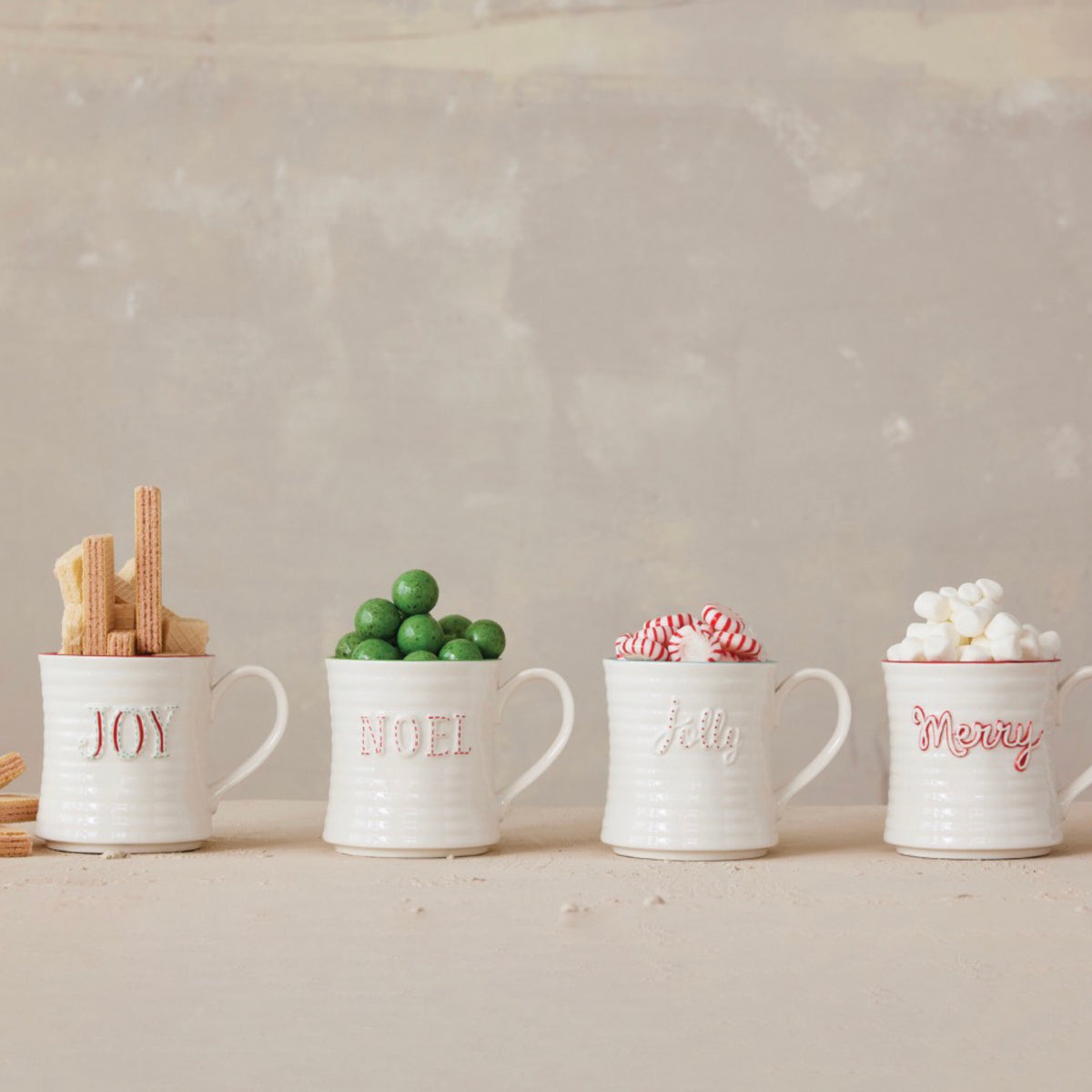 Stoneware Christmas Mug
