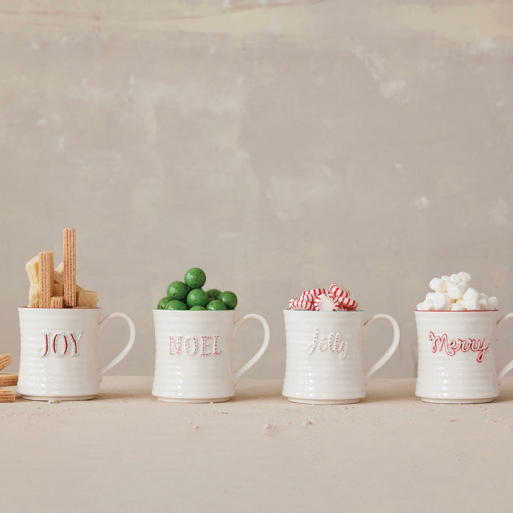 Stoneware Christmas Mug