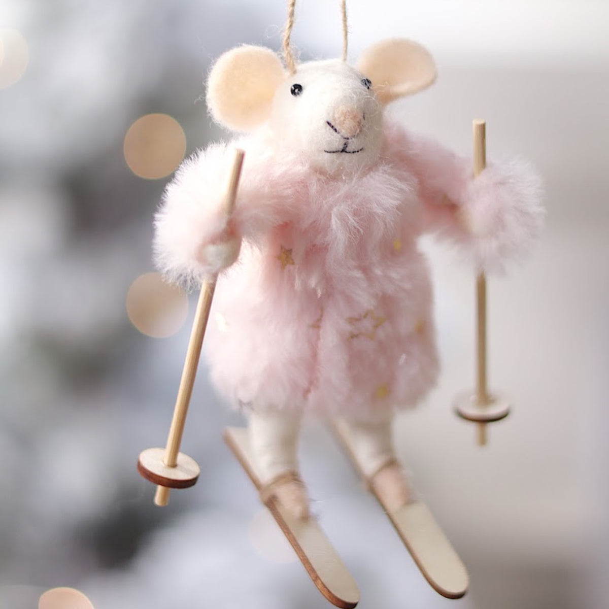 Skiing Sophie Mouse Ornament