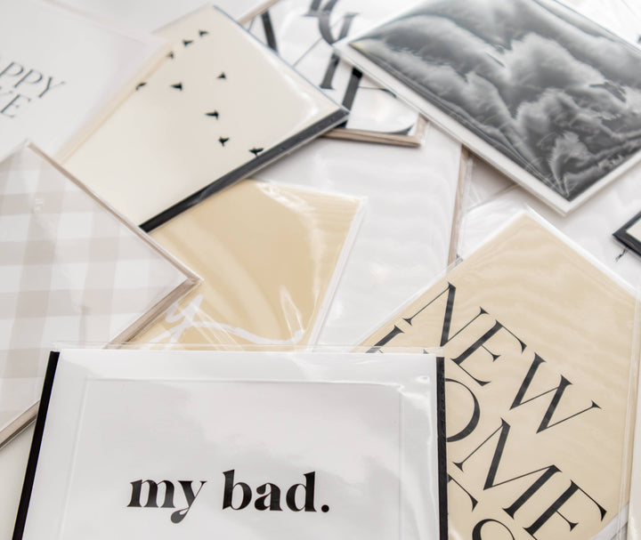 Simple Neutral New Baby Greeting Card