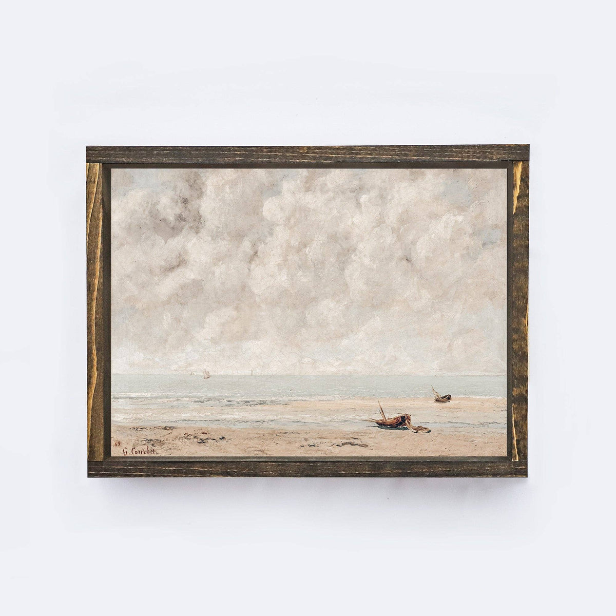 Vintage Print Framed, Seaside
