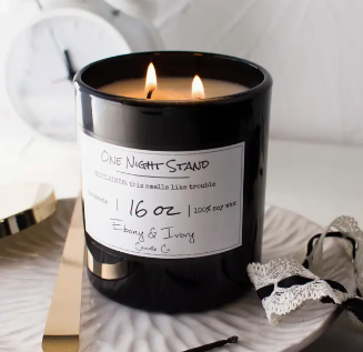Ebony & Ivory Luxury Candle Collection