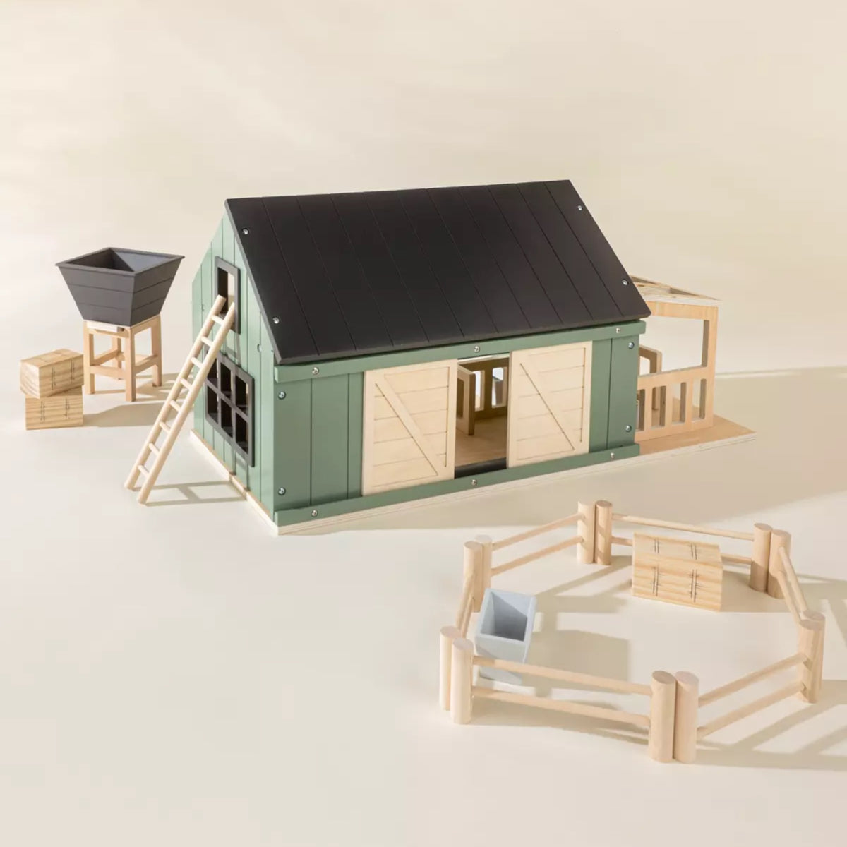 Wooden Farm & Accessories Set