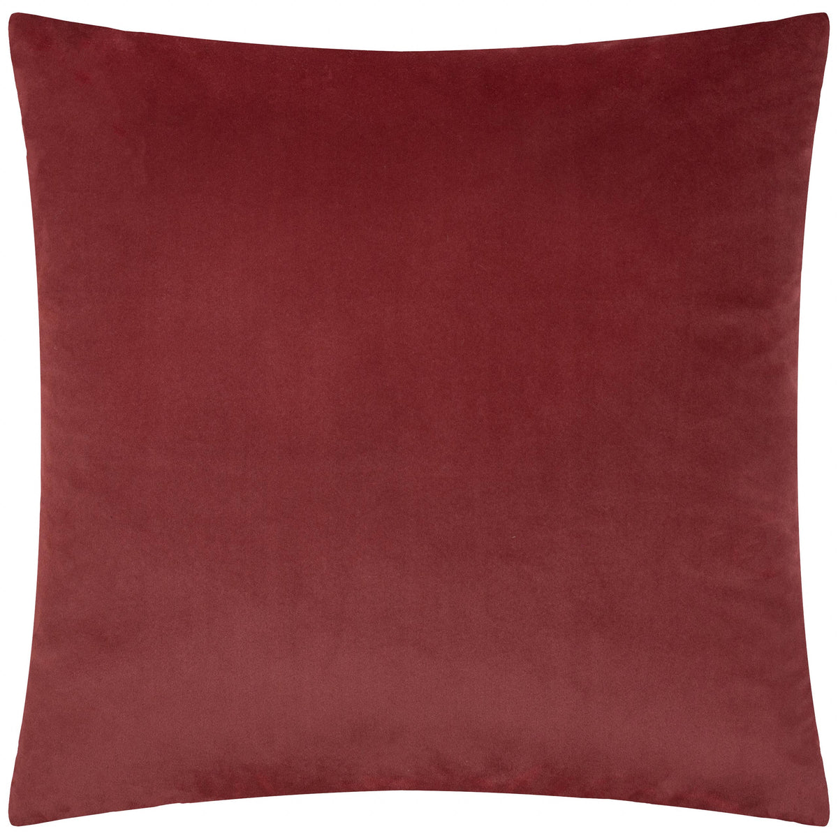 Savoy Stripe Velvet Cushion, Burgundy