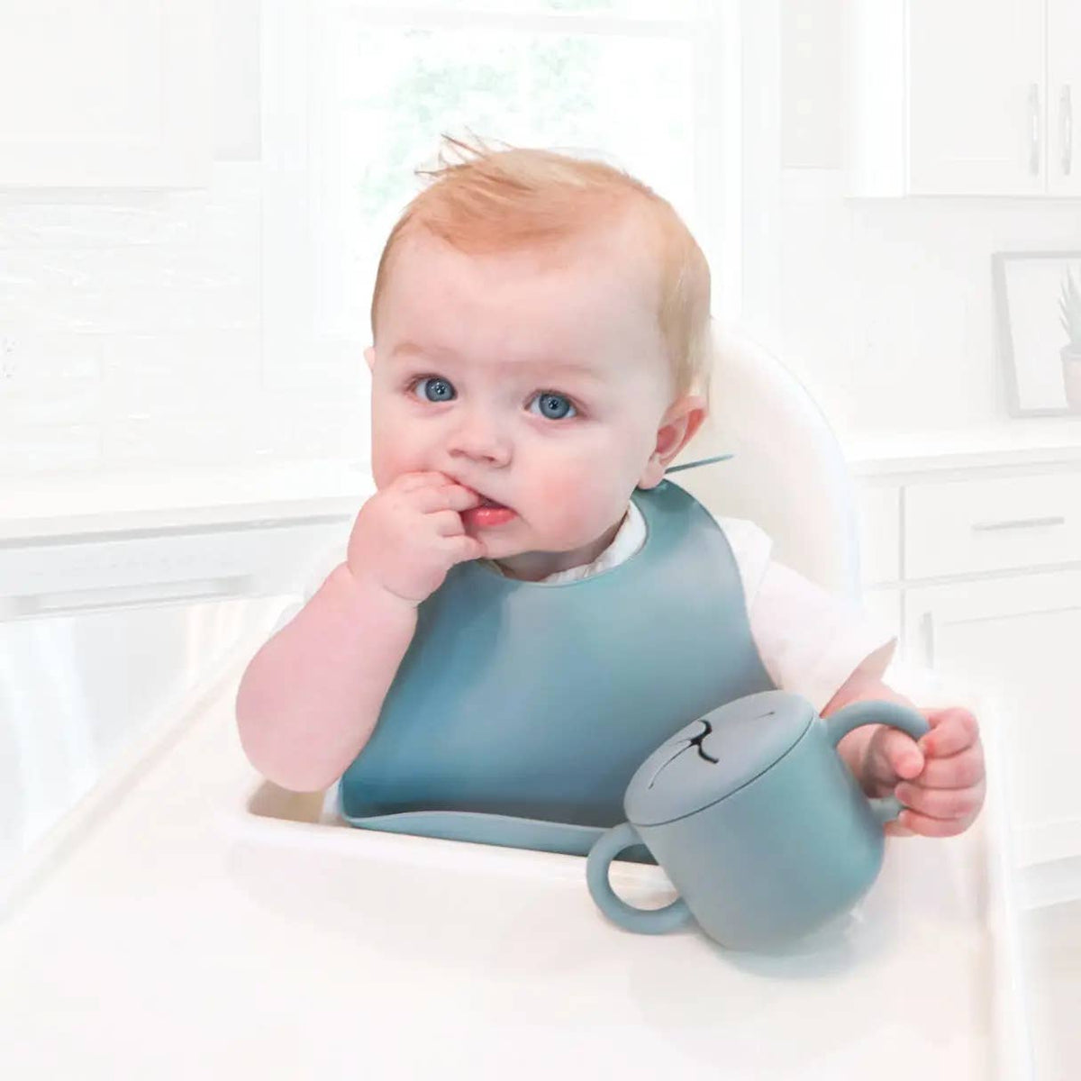 Silicone Snack Cup - Dusty Teal