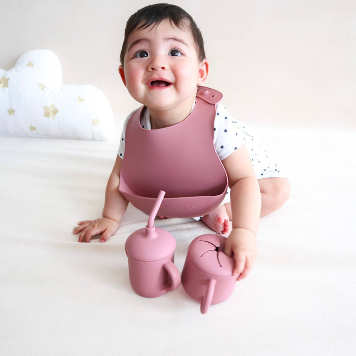 Spill-Proof Sippy Cup with Straw - Sage