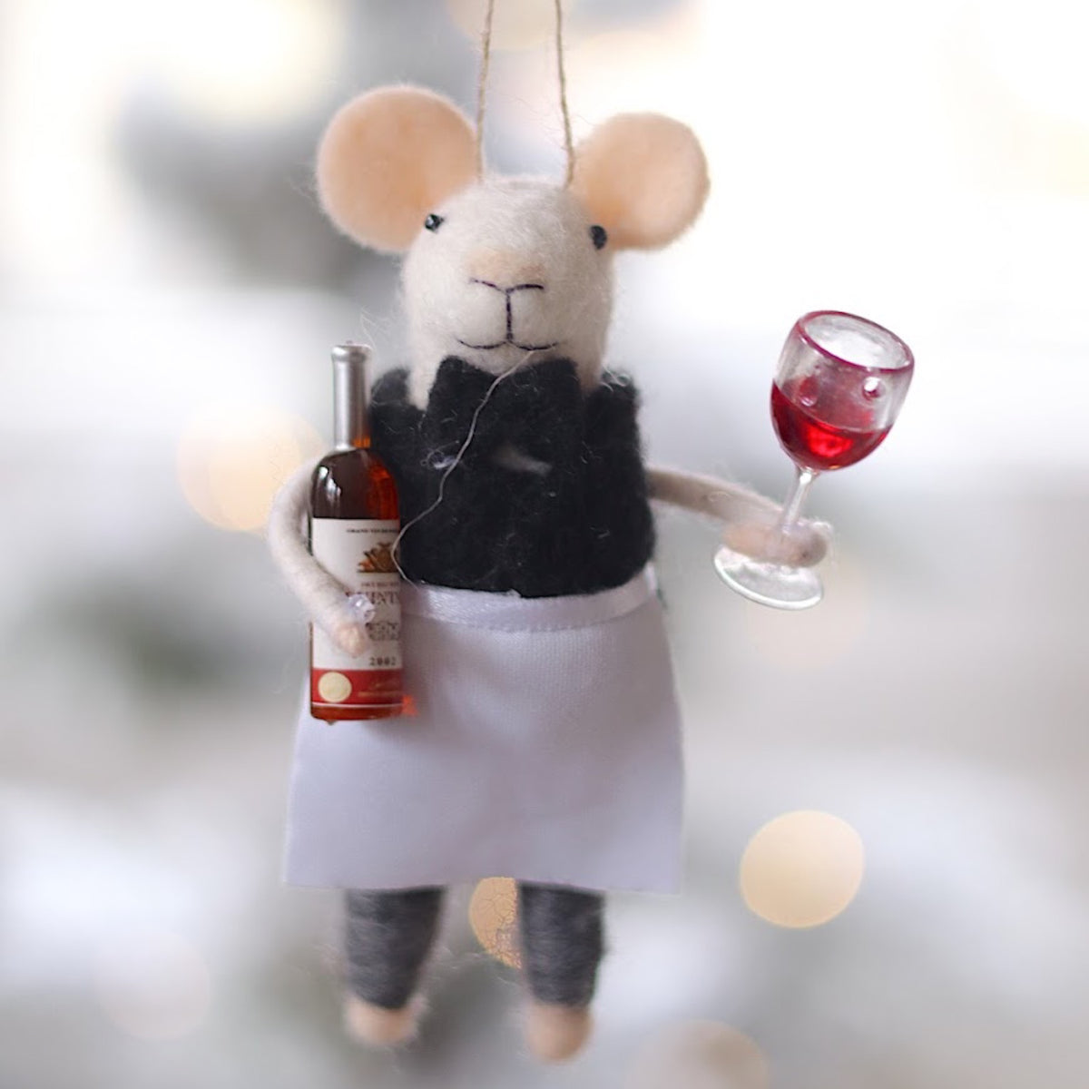 Sommelier Sam Mouse Ornament