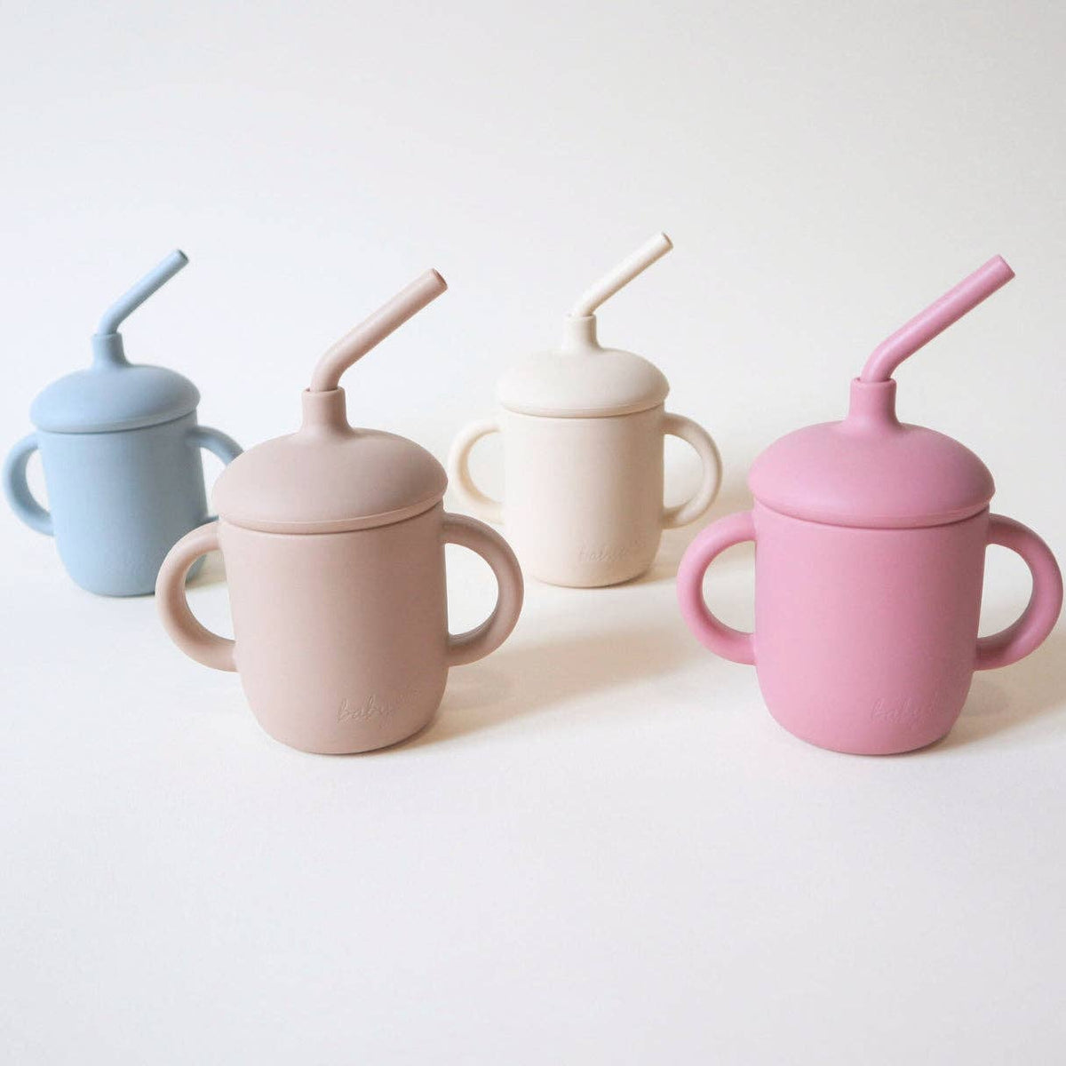 Spill-Proof Sippy Cup with Straw - Sage