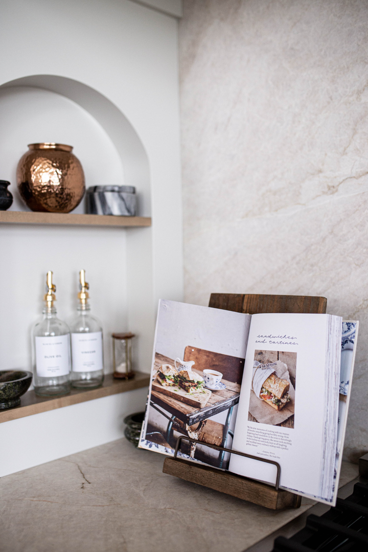 Reclaimed Wooden Cookbook Stand