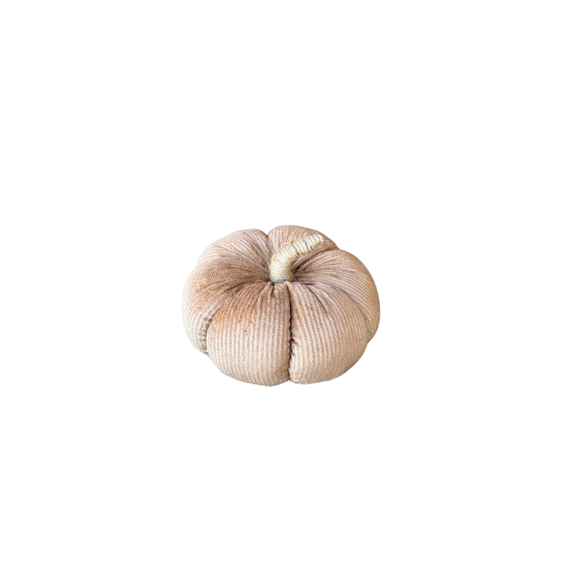 Medium Tan Corduroy Pumpkin