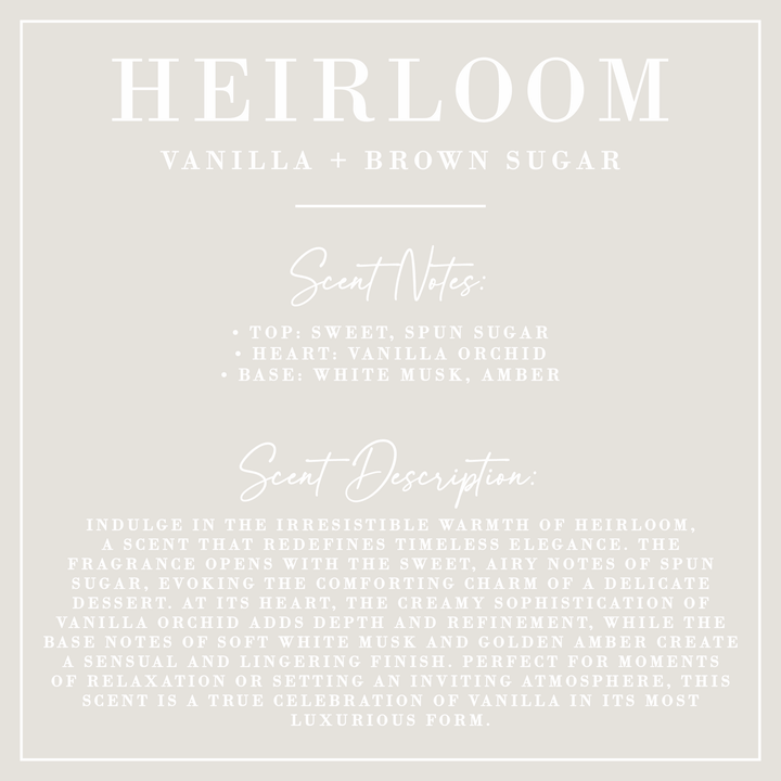 Porter Lane Home Candle, Heirloom, Luxe Collection, 12 oz