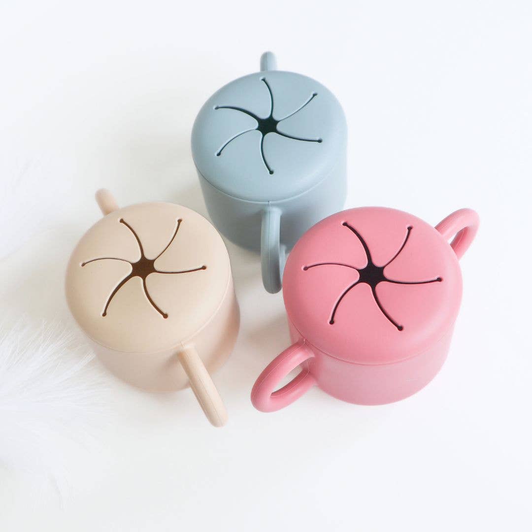 Silicone Snack Cup for Babies, Toddlers, and Kids