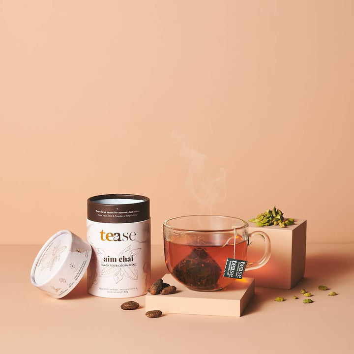 Aim Chai All Natural Tea Blend, Biodegradable Tea Bags