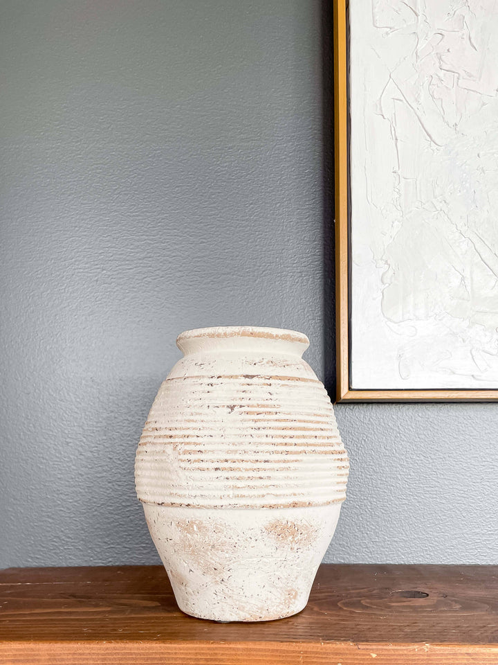 Toscana Rustic Vintage-Style Terracotta Vase