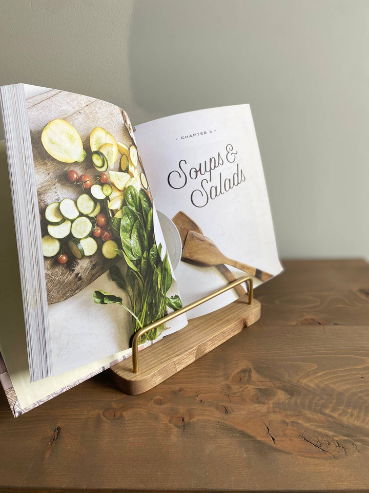 Cookbook Stand, Walnut