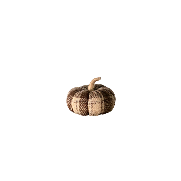 Medium Montana Plaid Pumpkin