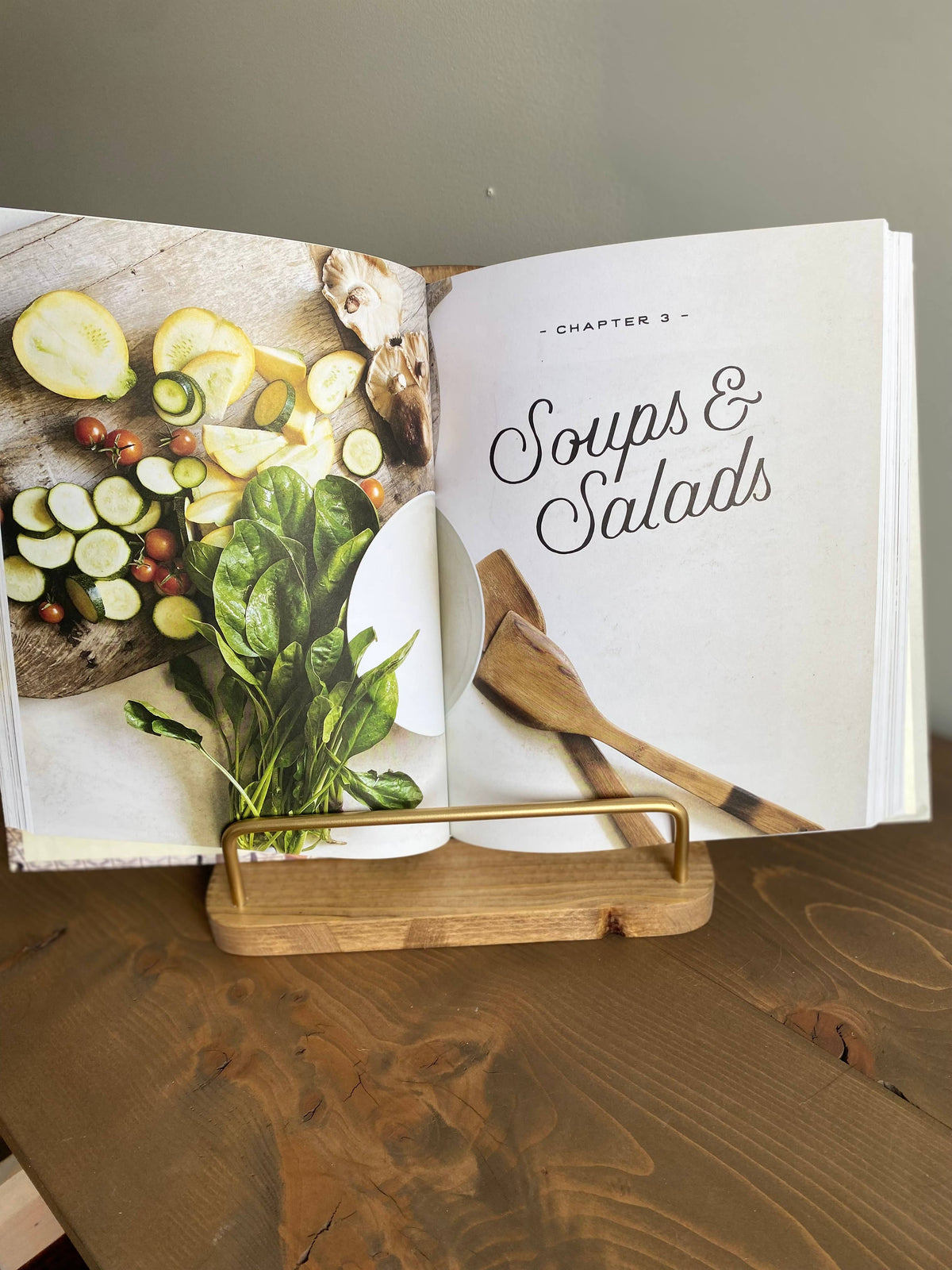 Cookbook Stand, Walnut