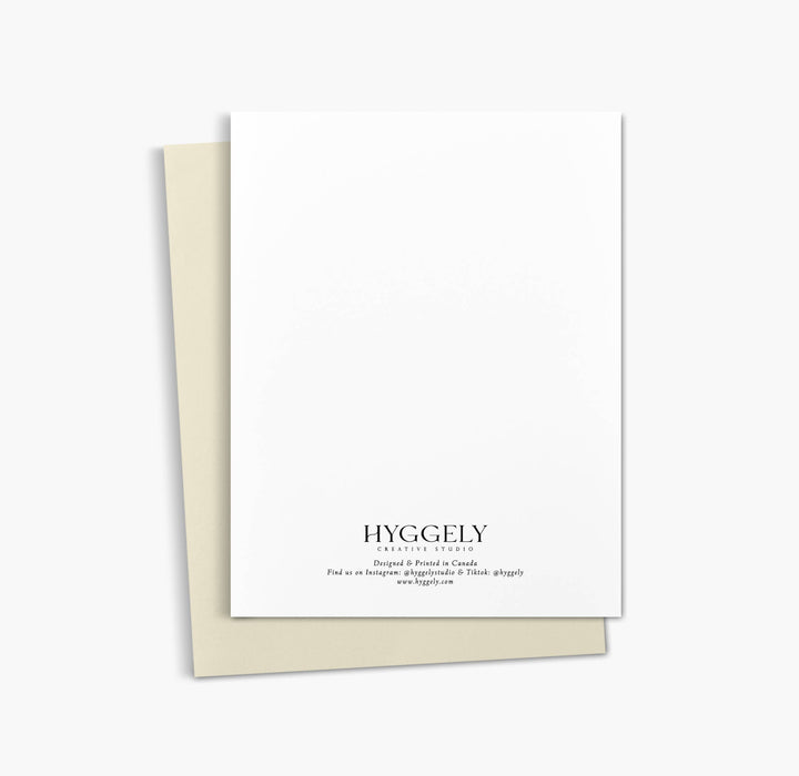 Embossed Border Baby Greeting Card