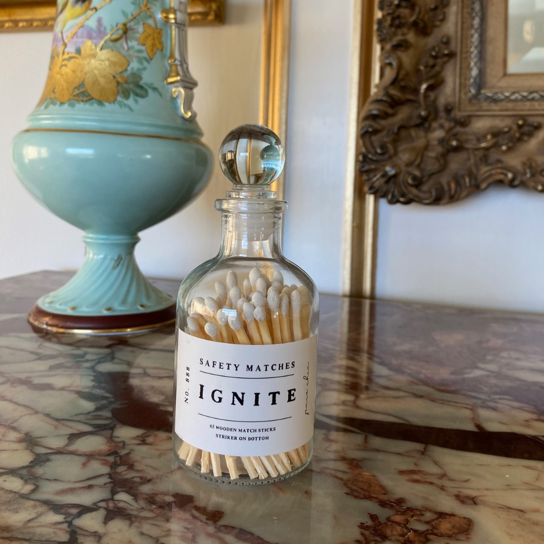 Luxury Matches in Apothecary Jar