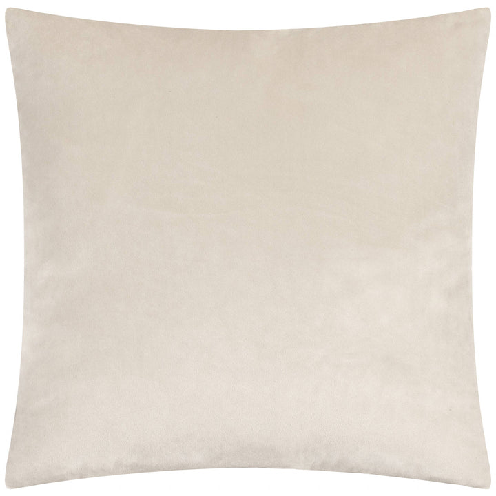 Savoy Stripe Velvet Cushion, Oyster