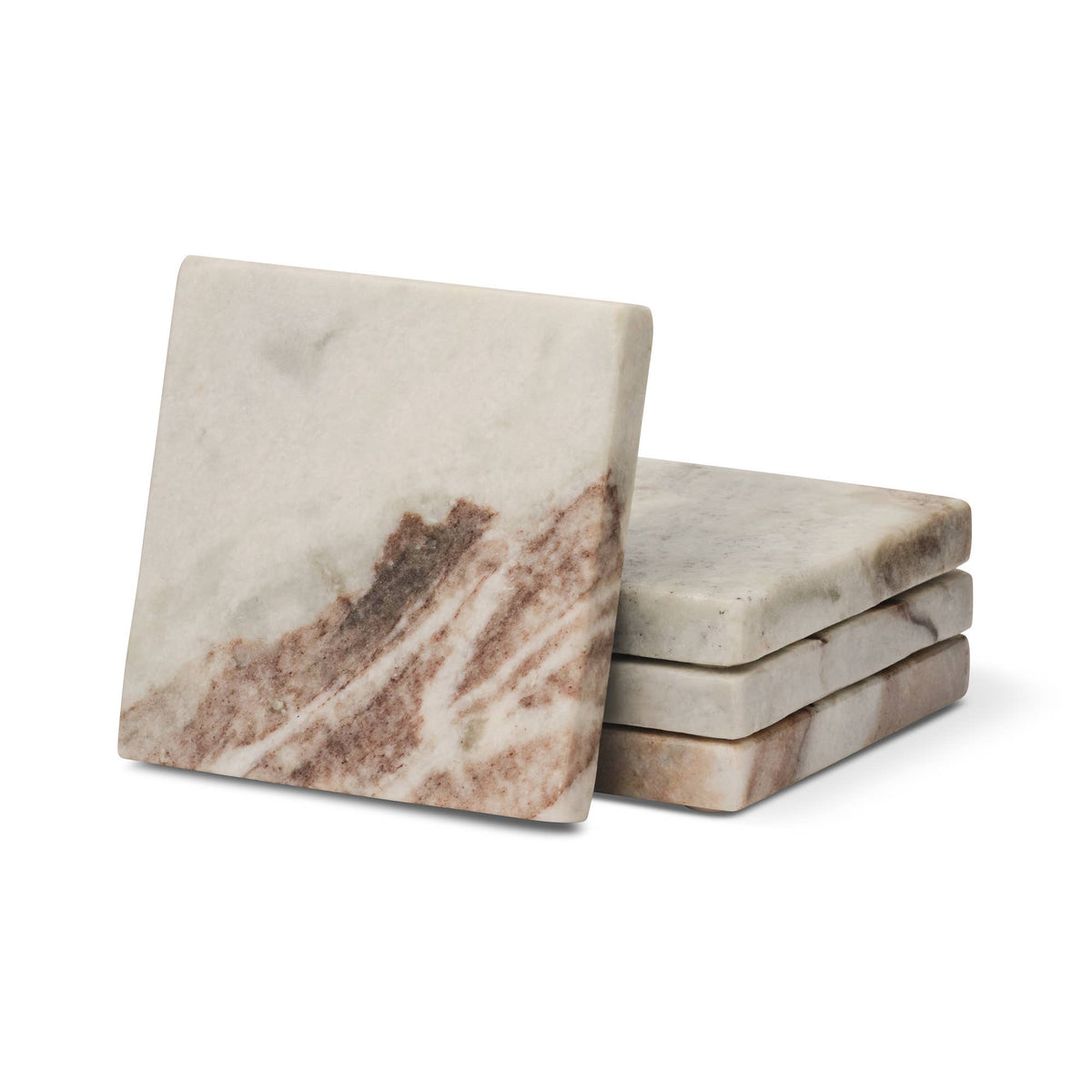 Square Marble Coaster Set of 4, Torrento