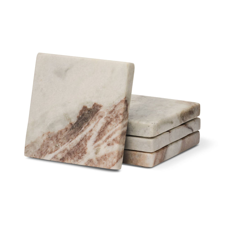 Square Marble Coaster Set of 4, Torrento