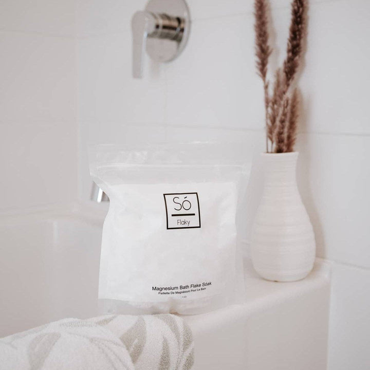 So Luxury Magnesium Bath Flakes, Unscented
