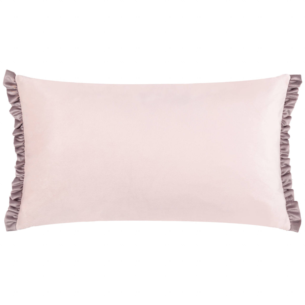 Tilly Velvet Cushion, Pink/Heather